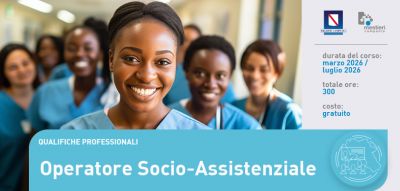 Immagine: Corso gratuito
Durata&nbsp;
300 ore
Breve descrizione
L&rsquo;operatore socio assistenziale (OSA) svolge la sua attivit&agrave; prevalentemente nell'assistenza a pazienti non autosufficienti, sia presso il domicilio dell'utente che in strutture socioassistenziali, socio sanitarie, sanitarie e a carattere educativo per la prima infanzia. Si occupa di fronteggiare i bisogni di assistenza materiale ed affettiva, dalla cura dell&rsquo;igiene, all&rsquo;alimentazione, all&rsquo;ambiente di vita, soprattutto di soggetti in situazione di forte disagio (principalmente disabili, anziani non autosufficienti, soggetti con disagio psichico, minori con fragilit&agrave;, tossicodipendenti) tendendo a favorirne l'autonomia e l'autodeterminazione e a migliorare il loro rapporto con il contesto. Collabora con altre figure professionali dell'area sanitaria e dei servizi sociali: medici, infermieri, fisioterapisti, assistenti sociali, educatori, psicologi, ecc. Svolge la sua attivit&agrave; presso il domicilio dell'utente o in strutture residenziali o semiresidenziali, come dipendente, in modo autonomo o, non di rado, in forma cooperativa.
Periodo di realizzazione
Da Marzo a Luglio 2026
Iscrizioni
Le domande d'iscrizione possono essere consegnate esclusivamente tramite il seguente link: Corso Operatore socio assistenziale &ndash; OSA https://forms.gle/LuXJsRbaUZMausTj8
Modalit&agrave; di ammissione/selezione
L&rsquo;ammissione al corso &egrave; subordinata ad una selezione motivazionale e attitudinale. Le selezioni si svolgeranno a Salerno il giorno 26/02/2026 alle h. 15.00 presso Mestieri Campania Via Sabato Visco n. 24/B, Salerno. In caso di variazioni, agli iscritti verr&agrave; data comunicazione scritta via e-mail, in merito alla nuova data di selezione. La selezione verter&agrave; su un colloquio orale motivazionale. Si prevede anche un test di lingua italiana di livello B1 per tutti i candidati a meno che siano in possesso di una certificazione linguistica di livello B1 o superiore o di un titolo di studio conseguito in Italia.
Requisiti minimi di accesso

- Cittadini/e immigrati in condizione di fragilit&agrave; economica e/o psico-sociale che abbiano compiuto 18 anni inoccupati o disoccupati in possesso almeno di licenza di scuola media residenti in Campania ed in possesso di regolare permesso di soggiorno (cittadini non comunitari) oppure cittadinanza in paesi dell&rsquo;UE.
- Possesso del livello B1 di lingua italiana per i cittadini non madrelingua. In caso di mancanza di documentazione attestante tale livello di competenza, si dovr&agrave; sostenere una prova di accertamento per verificare la conoscenza della lingua italiana il cui livello non potr&agrave; essere inferiore al livello B1 del Quadro Comune Europeo di riferimento.

Struttura del corso e sede di svolgimento
Da marzo 2026 a luglio 2026, il corso avr&agrave; una durata di 300 ore di cui 210 d&rsquo;aula e 90 di stage formativo presso primarie imprese sociali del territorio campano. Le lezioni d&rsquo;aula si svolgeranno dal 1&deg; marzo 2026 per 3 giorni a settimana per 5 ore, in orario mattutino (9-14) e/o pomeridiano (14-19). A partire dalla seconda met&agrave; di maggio fino alla fine del corso (prevista per luglio 2026), si alterneranno 2 giorni di lezioni frontali ed 1 giornata di stage formativo presso la rete delle imprese sociali convenzionate con Mestieri Campania. Il numero di allievi massimo &egrave; di n. 20 unit&agrave;.
Progetto in collaborazione con l'azienda partner:
Fondazione The Human Safety, Ente Filantropico del Gruppo Assicurativo Generali
Informazioni
Mestieri Campania, via S. Visco 24B/via Gandhi 16, Salerno Tel. 089 723744 / Email:&nbsp;formazione@mestiericampania.com&nbsp;www.mestiericampania.comAccreditamento Regione Campania n. 2691-2-1-s